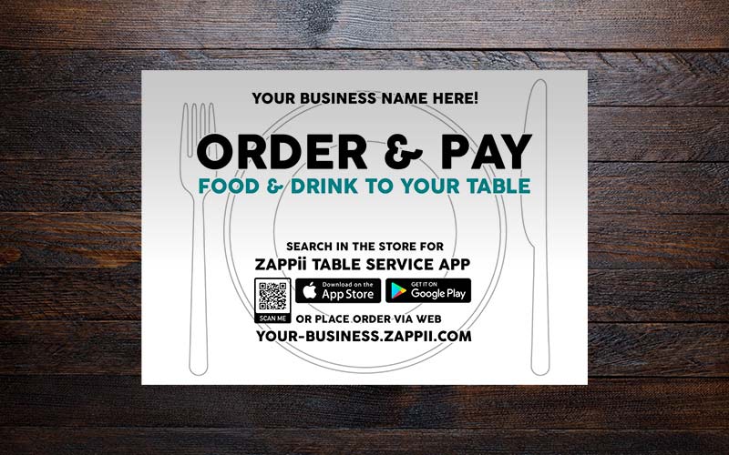 Table service solution banner